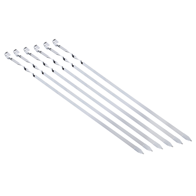 Шампур плоский 610х10х1,5 (нержавеющая сталь) Я ВЫБРАЛ/50