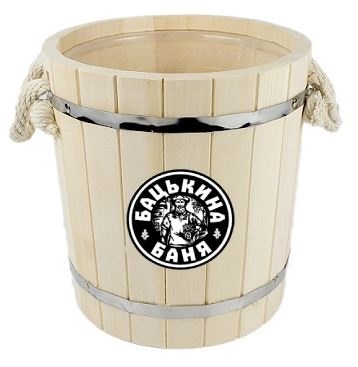 Запарник 12 л, с пластиковой вставкой, ТМ "Бацькина баня" - изображение 4