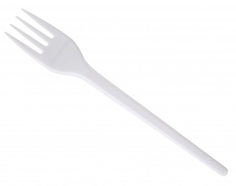 Вилка белая (10 шт/упак)/300 - изображение 2