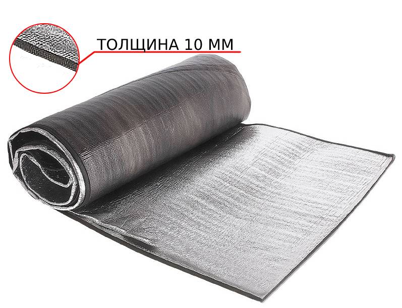 Коврик туристический с алюм. фольгой 190х60х1см/10