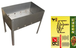 Мангал 500х300 мм, прочный, сборный, без шампуров, в коробке Я ВЫБРАЛ/10 - изображение 3