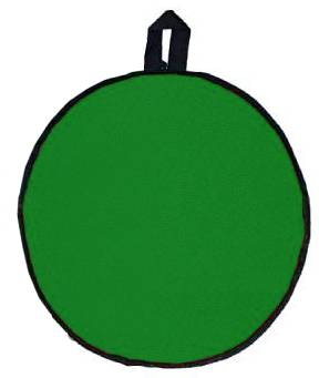 Ледянка круг d=35 см зеленый "Fani  Sani"/ 25