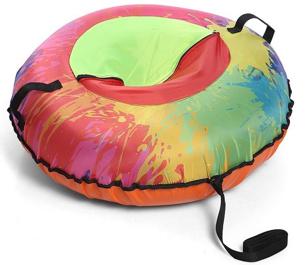 Санки-ватрушка "Абстракция "Клякса" диаметр 80 см "Fani Sani"/10 - изображение 2