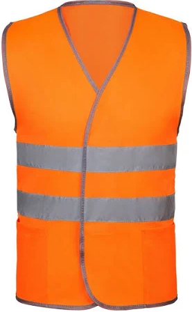 Жилет сигнальный (тип 1) ГОСТ 12.4.281-2014(размер/рост: 48-60/170-176) цвет оранжевый Я ВЫБРАЛ - изображение 1