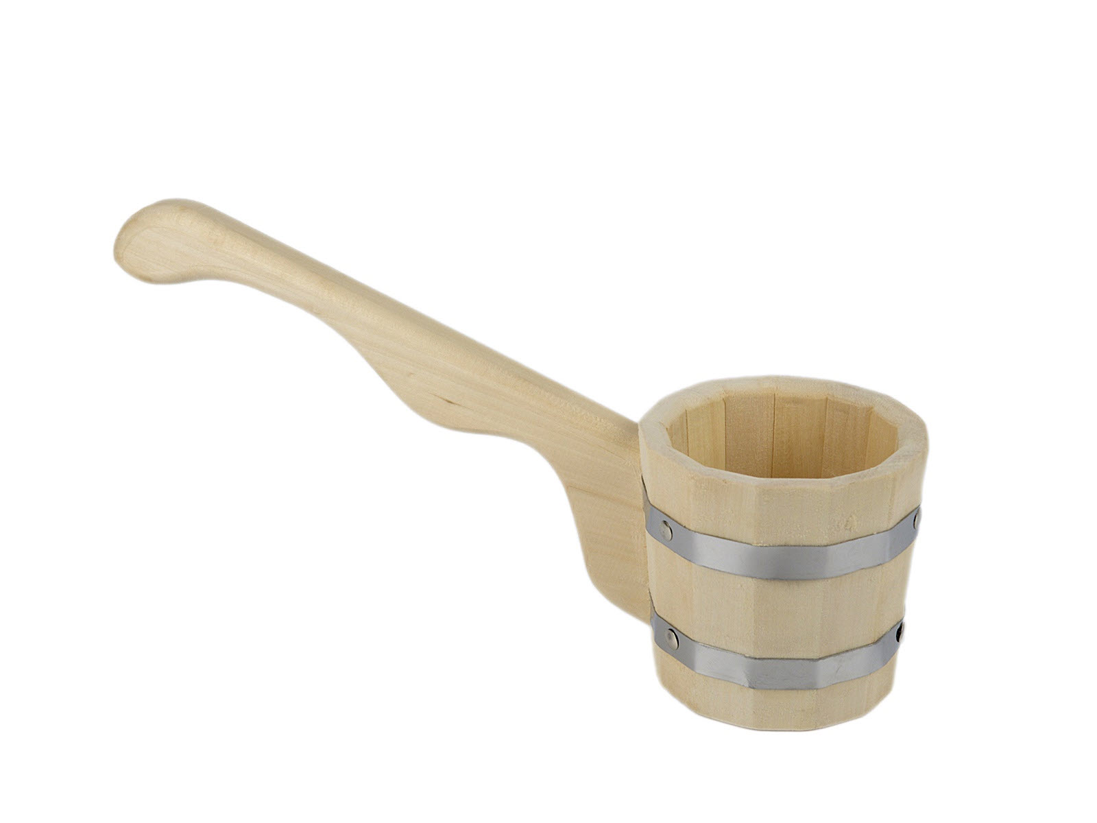 Ковш бондарный 0,5 л. с горизонтальной ручкой, TM ”Бацькина баня” - изображение 3