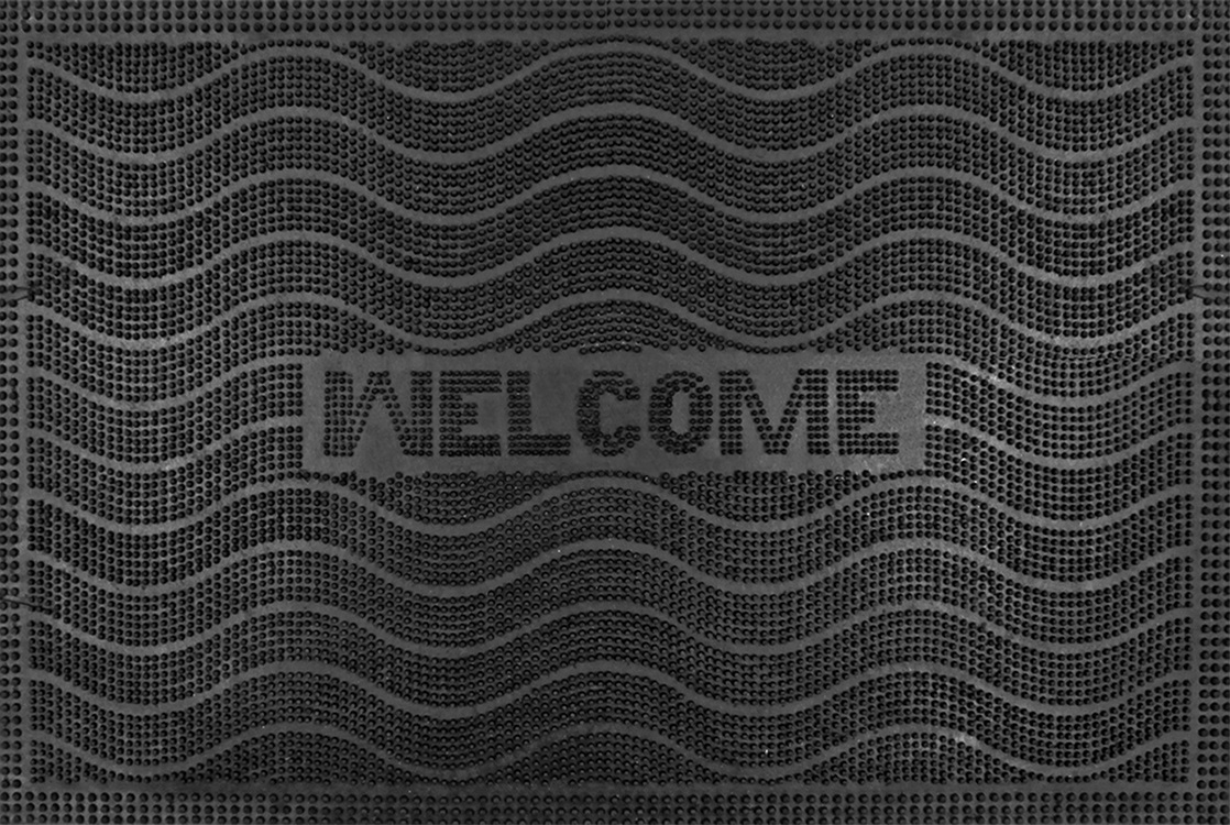 Коврик фактурный придверный 40х60см Valkommen Vag резиновый черный Blabar/10 - изображение 5