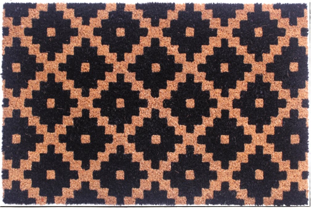 Коврик придверный 45х75см Diamant кокосовый коричневый Blabar/10