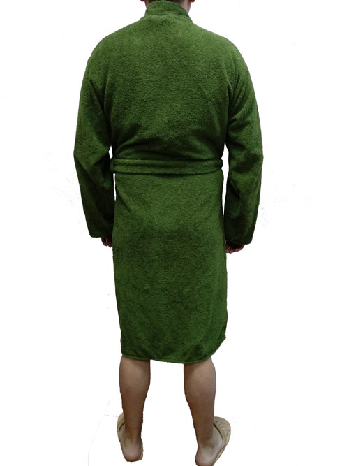 Халат (50-54) из махровой ткани ТМ "Бацькина баня"(цвета в ассортименте)/5