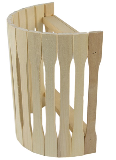 Абажур угловой ЭКО "полусфера" ТМ "Бацькина баня" - изображение 4