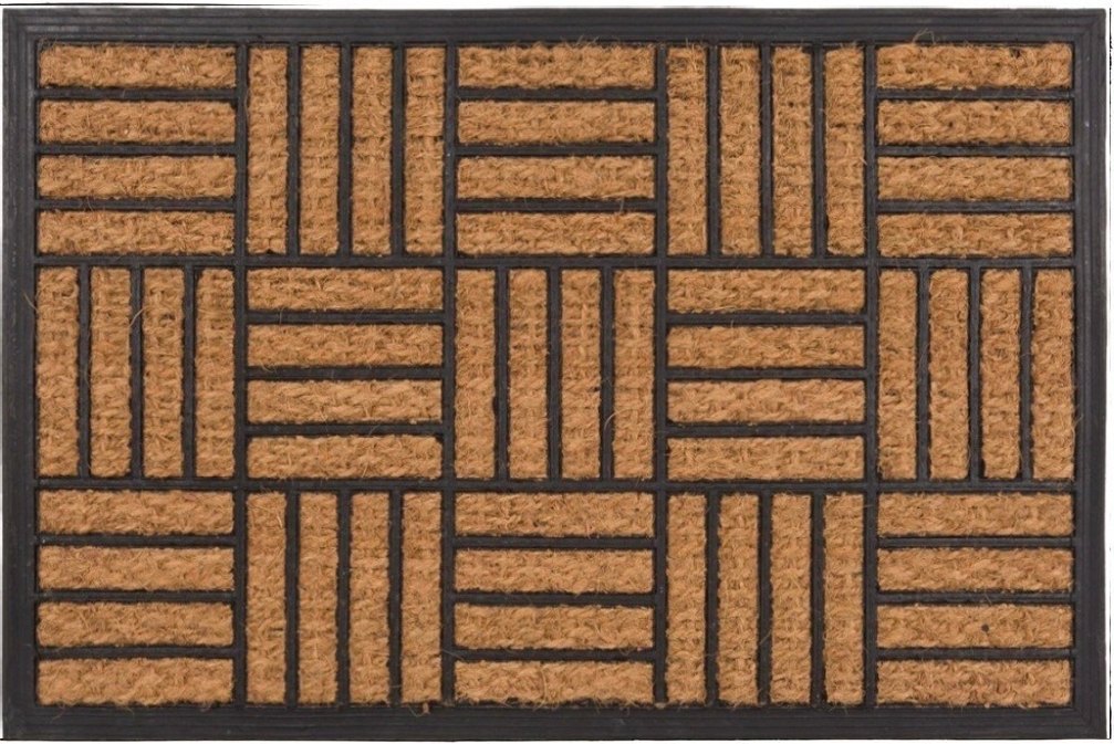 Коврик придверный 40х60х0,8см Curly кокосовый коричневый Blabar/10