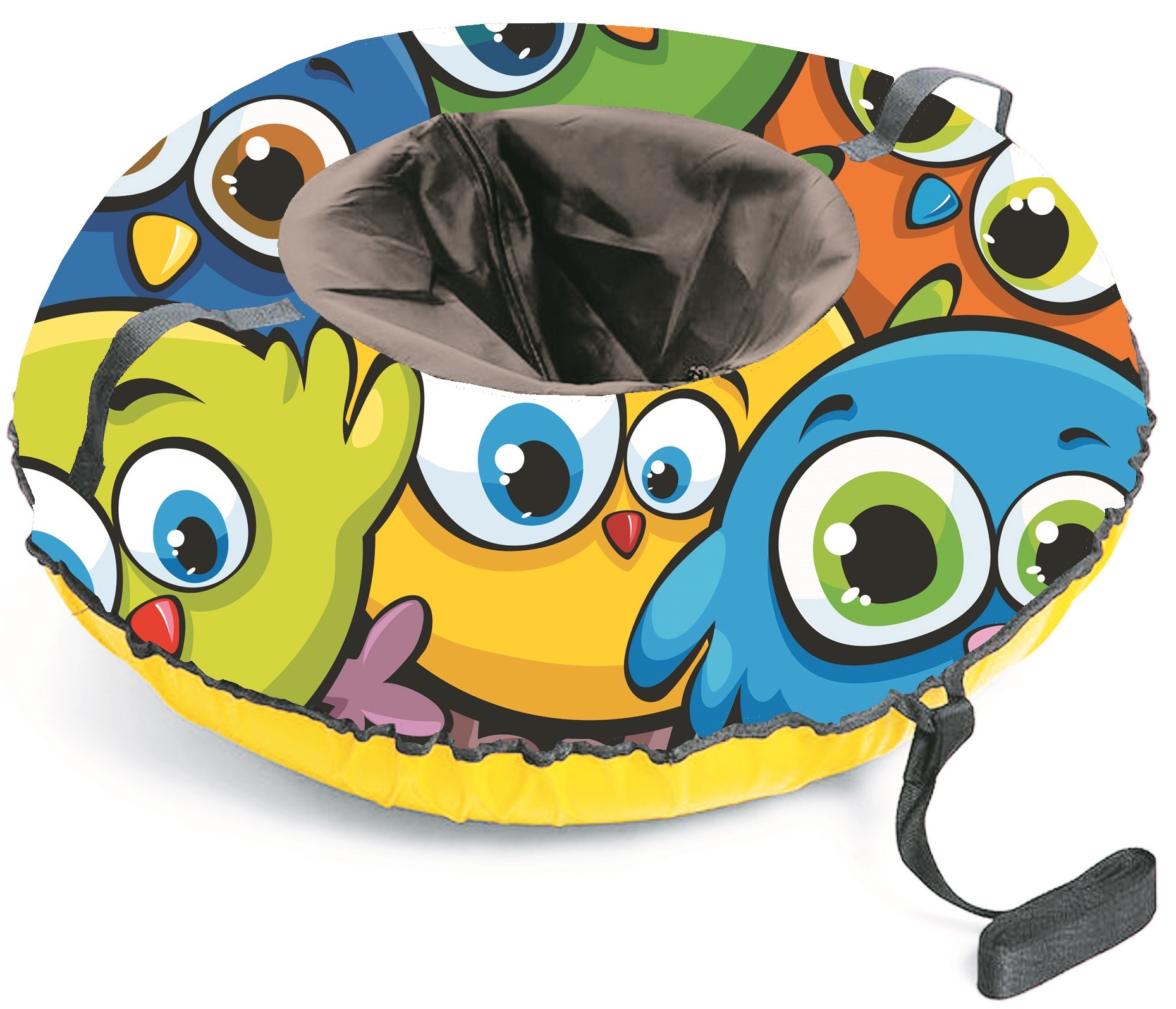 Санки-ватрушка "Глазастики" диаметр 80 см "Fani Sani"/10