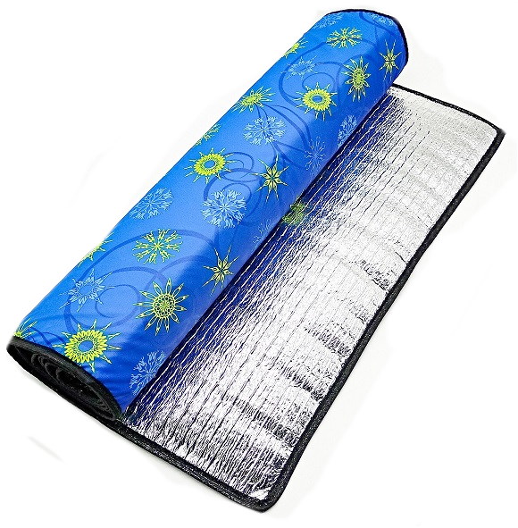 Коврик туристический COLOR с алюм. фольгой 190х120х0,3 см.(в ассорт.)/10 - изображение 3