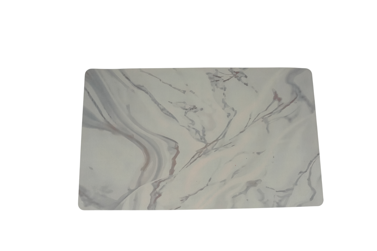 Коврик для ванной комнаты 50х80см Marmor диатомитовый светло-серый мрамор Blabar/50 - изображение 1