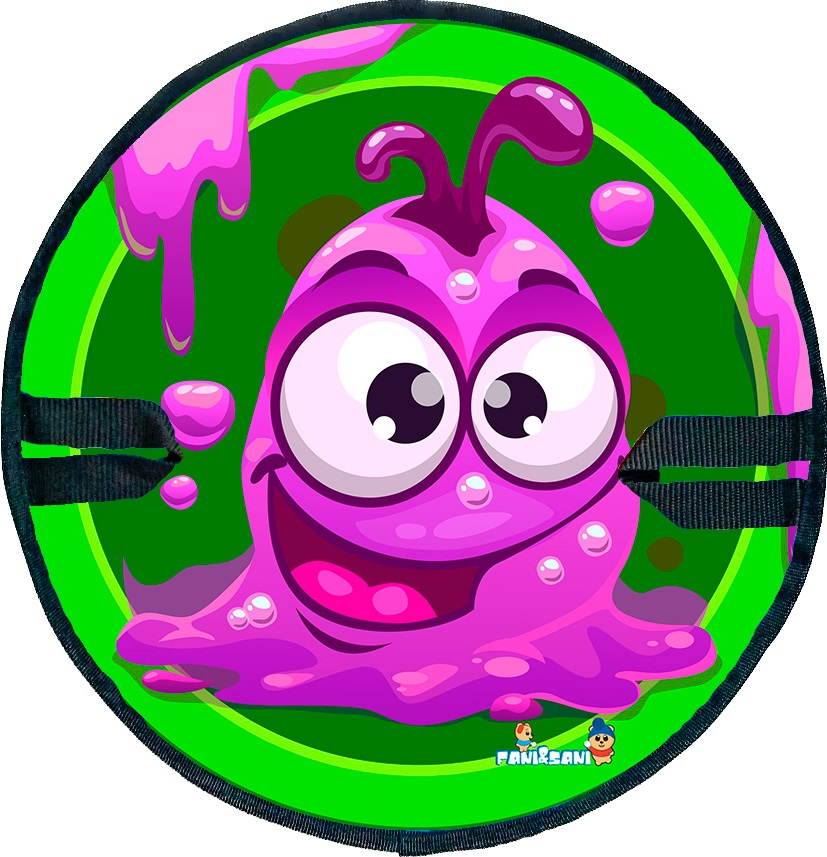 Ледянка круг "Сиреневый монстрик d=35 см "Fani Sani"/25 - изображение 2