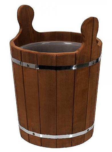 Запарник 13 л с пластиковой вставкой TERMO, ТМ "Бацькина баня"