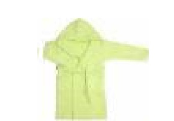 Халат (9-12 лет, салатовый) из махровой ткани "Юниор" с капюшоном/5 - изображение 3