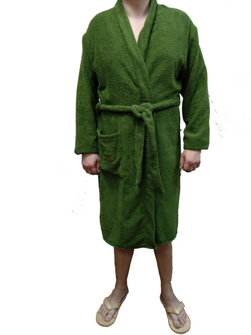 Халат (46-50) из махровой ткани ТМ "Бацькина баня"(цвета в ассортименте)/5 - изображение 2