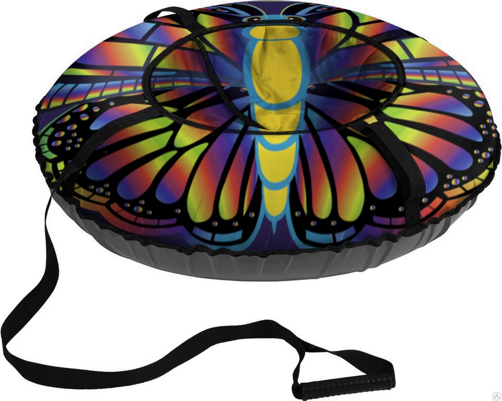 Санки-ватрушка "Бабочка PROFFI" диаметр 80 см "Fani Sani"/10