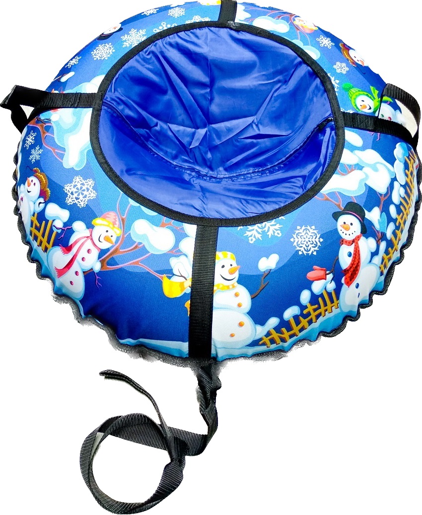Санки-ватрушка "Снеговики PROFFI" диаметр 100 см "Fani Sani"/8