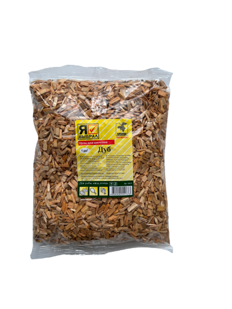 Щепа для копчения "Дуб" 1 дм Я ВЫБРАЛ/25 - изображение 2