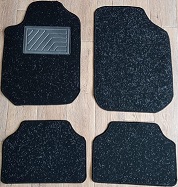 Комплект автоковров 4 шт, черный - изображение 6