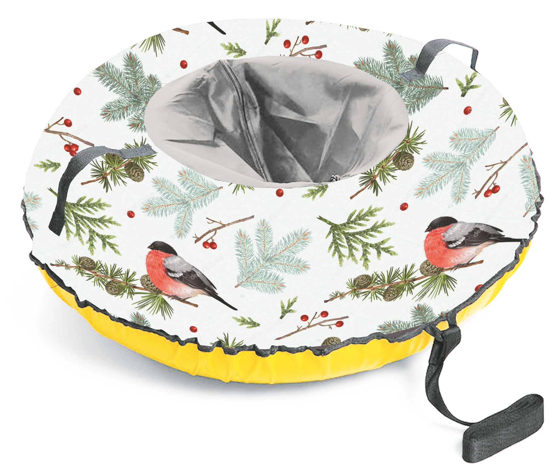 Санки-ватрушка "Снегири" диаметр 100 см "Fani Sani"/8 - изображение 2