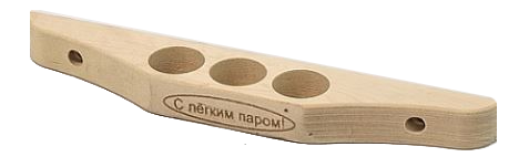 Полочка для масла с гравировкой(3 отв.) и 2 заклепки) ТМ "Бацькина баня"/50 - изображение 3