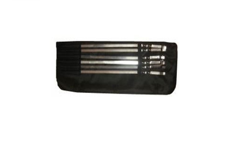 Набор шампуров угловых 370х10 (нержавеющая сталь) 6шт Я ВЫБРАЛ/50