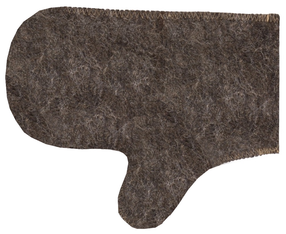 Рукавица для бани (СЕРЫЙ) TM ”Бацькина баня"/25 - изображение 2