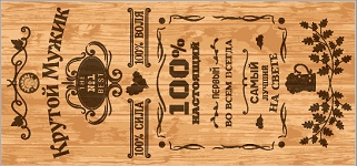 Подстилка ковёр "Скрутка" (145*50) для бани печать "Крутой мужик" ТМ "Бацькина баня"/10 - изображение 2