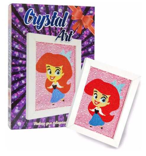 Набор для творчества Crystal Art Русалка арт.104