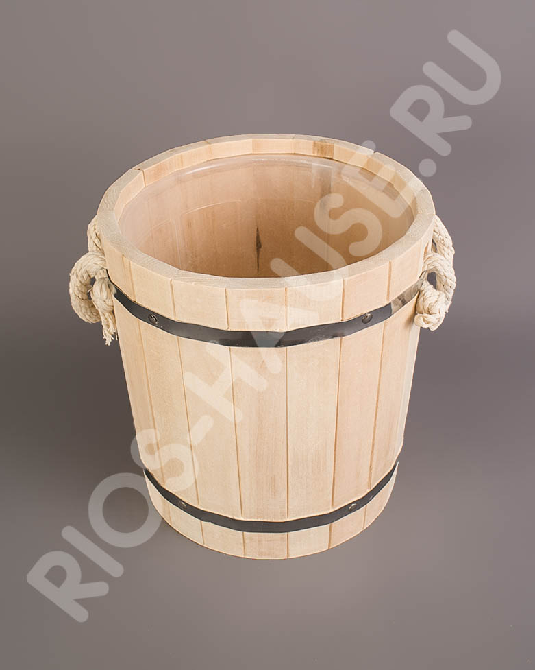 Запарник  9 л, с пластиковой вставкой, TM ”Бацькина баня”