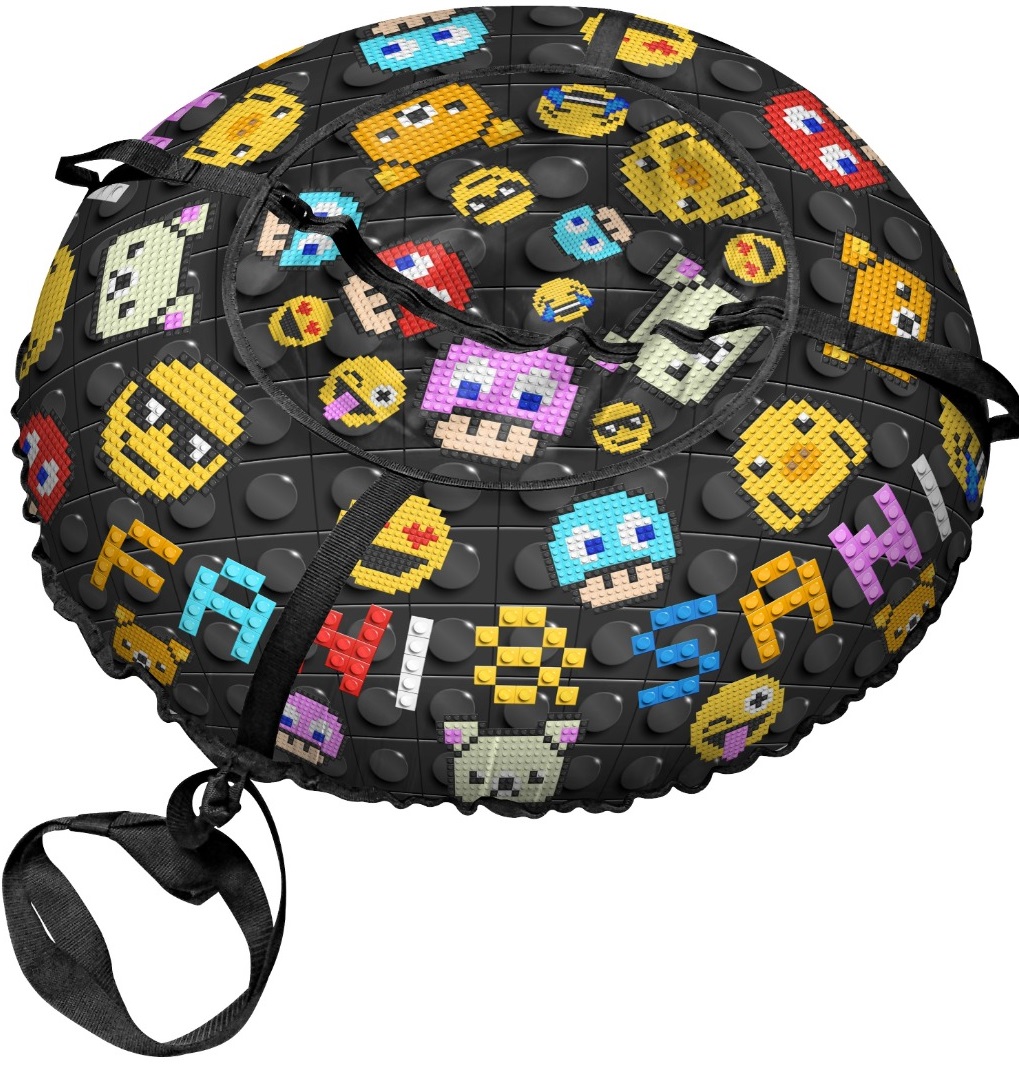 Санки-ватрушка "Лего PROFFI" диаметр 80 см "Fani Sani"/10 - изображение 2