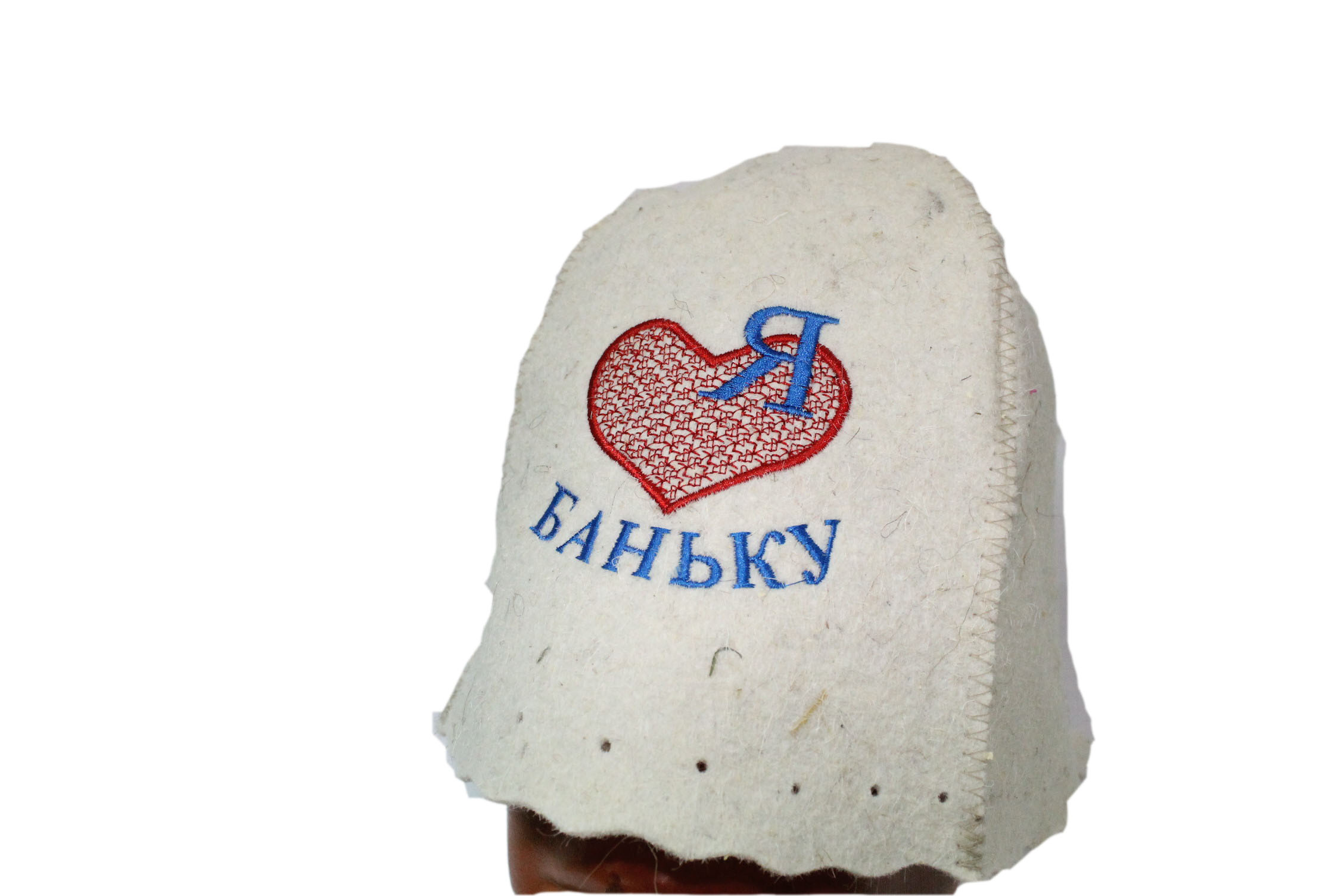 Шапка для бани "Я люблю баньку" TM ”Бацькина баня"/25  СЛ