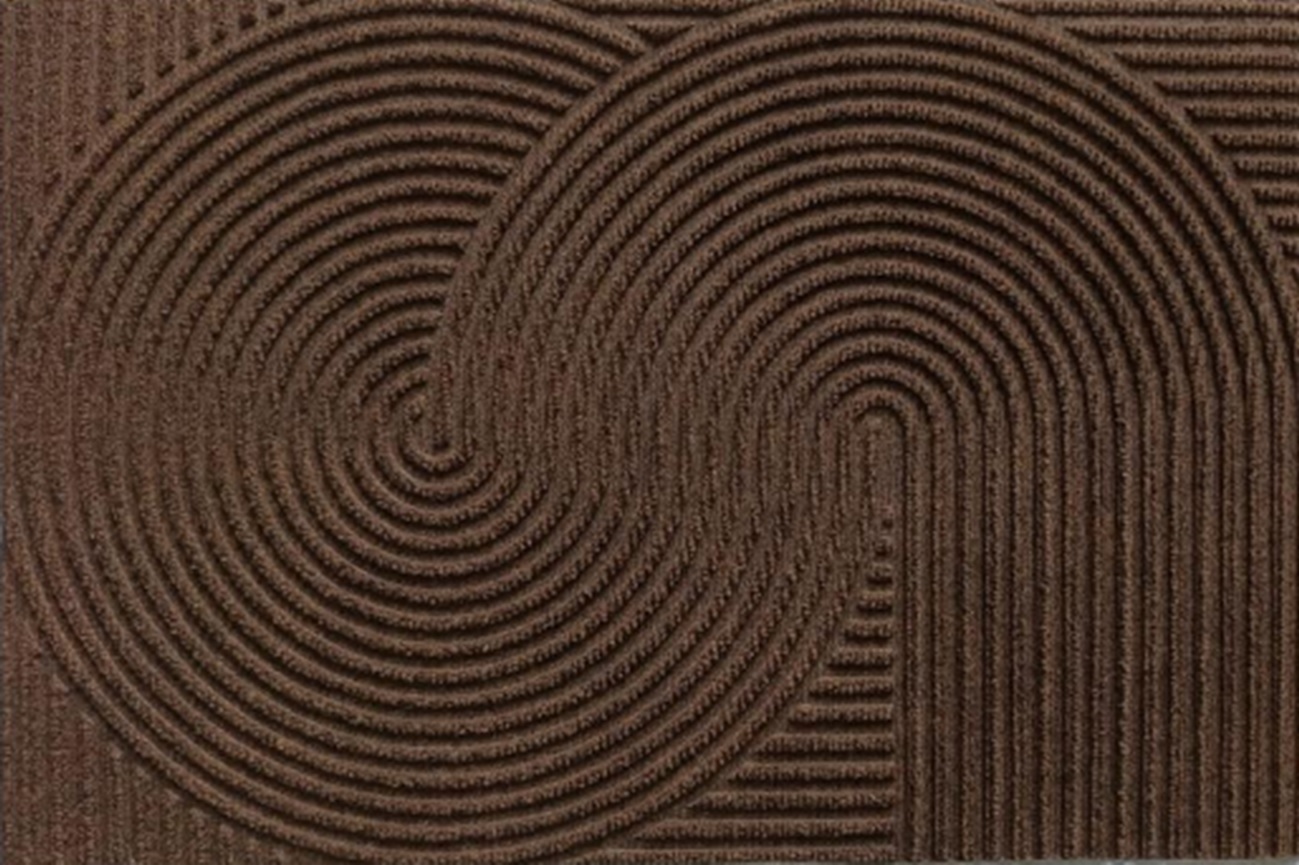 Коврик влаговпитывающий 45х75см Dzen ПП на резине коричневый Blabar/10 - изображение 2