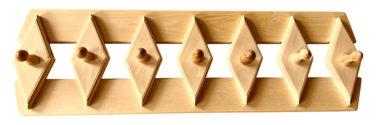 Вешалка 7 кр. рожковая, "Ромбики", ТМ "Бацькина баня" - изображение 2