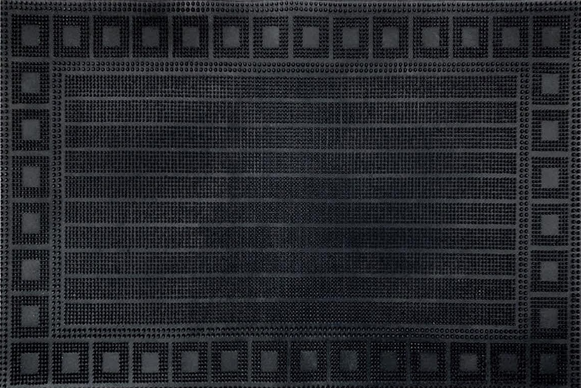 Коврик фактурный придверный 60х90см Spets резиновый черный Blabar/10 - изображение 3