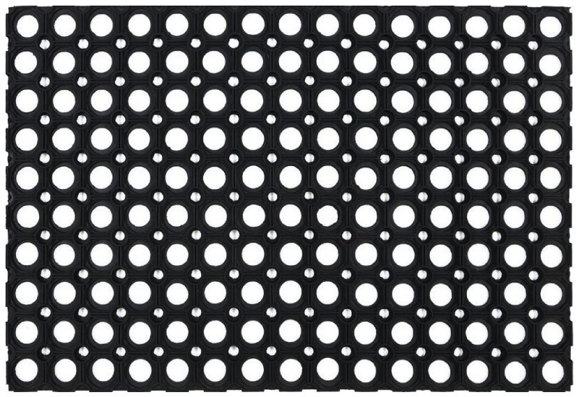 Коврик грязезащитный 40х60х1,2см Hal черный  Blabar/10 - изображение 3