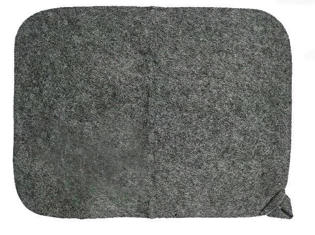 Коврик для бани (СЕРЫЙ) TM ”Бацькина баня"/25 - изображение 2