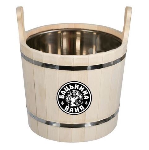 Запарник 12л с вставкой из нержавейки ТМ "Бацькина баня" - изображение 8