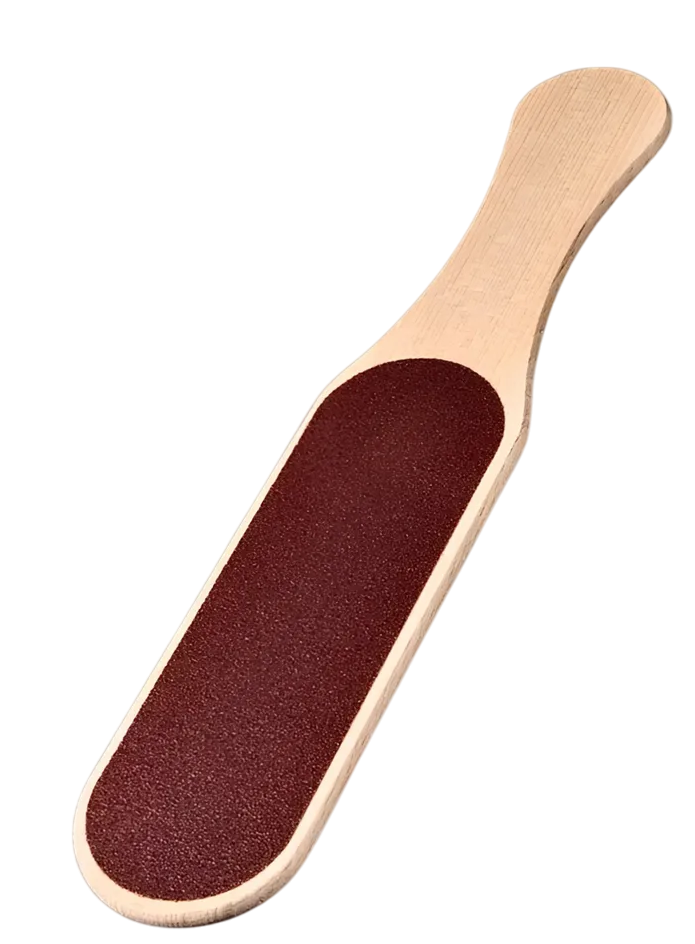 Пилка для педикюра деревянная 24,5х5,8см для бани и сауны ТМ "Бацькина баня"