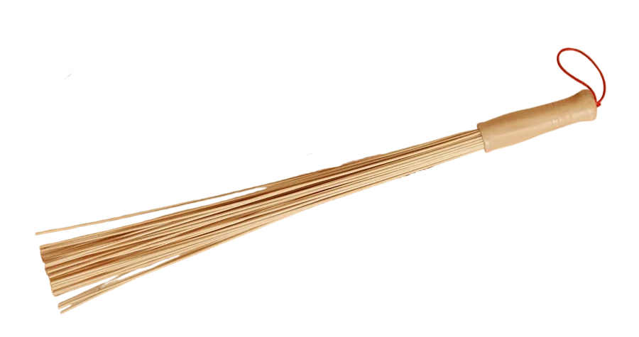 Веник бамбуковый 57х3,2см для бани и сауны ТМ "Бацькина баня" - изображение 2